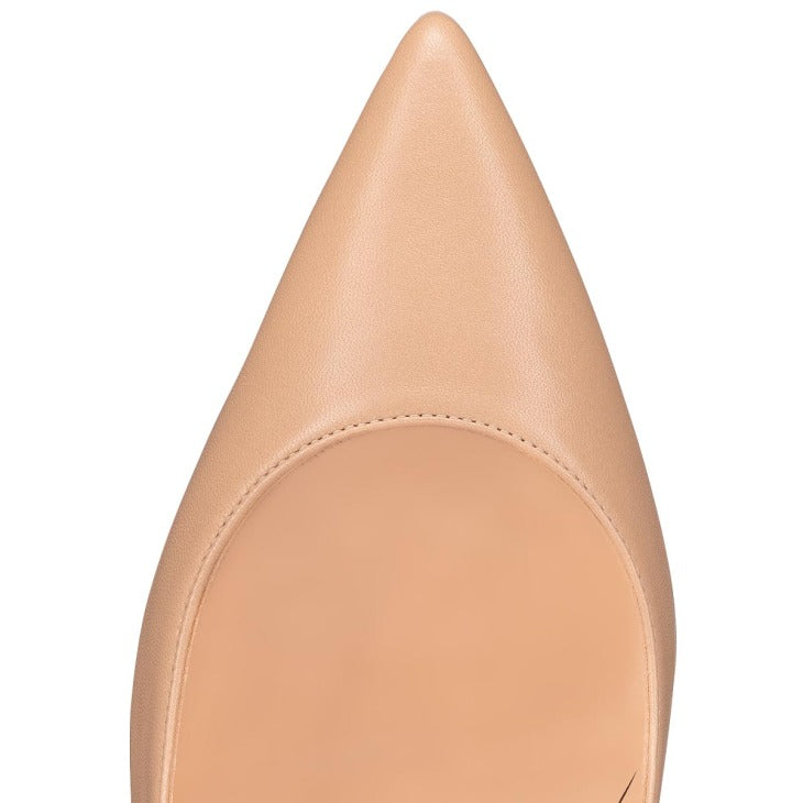 CL Kate 10cm Pumps Beige Red Calfskin