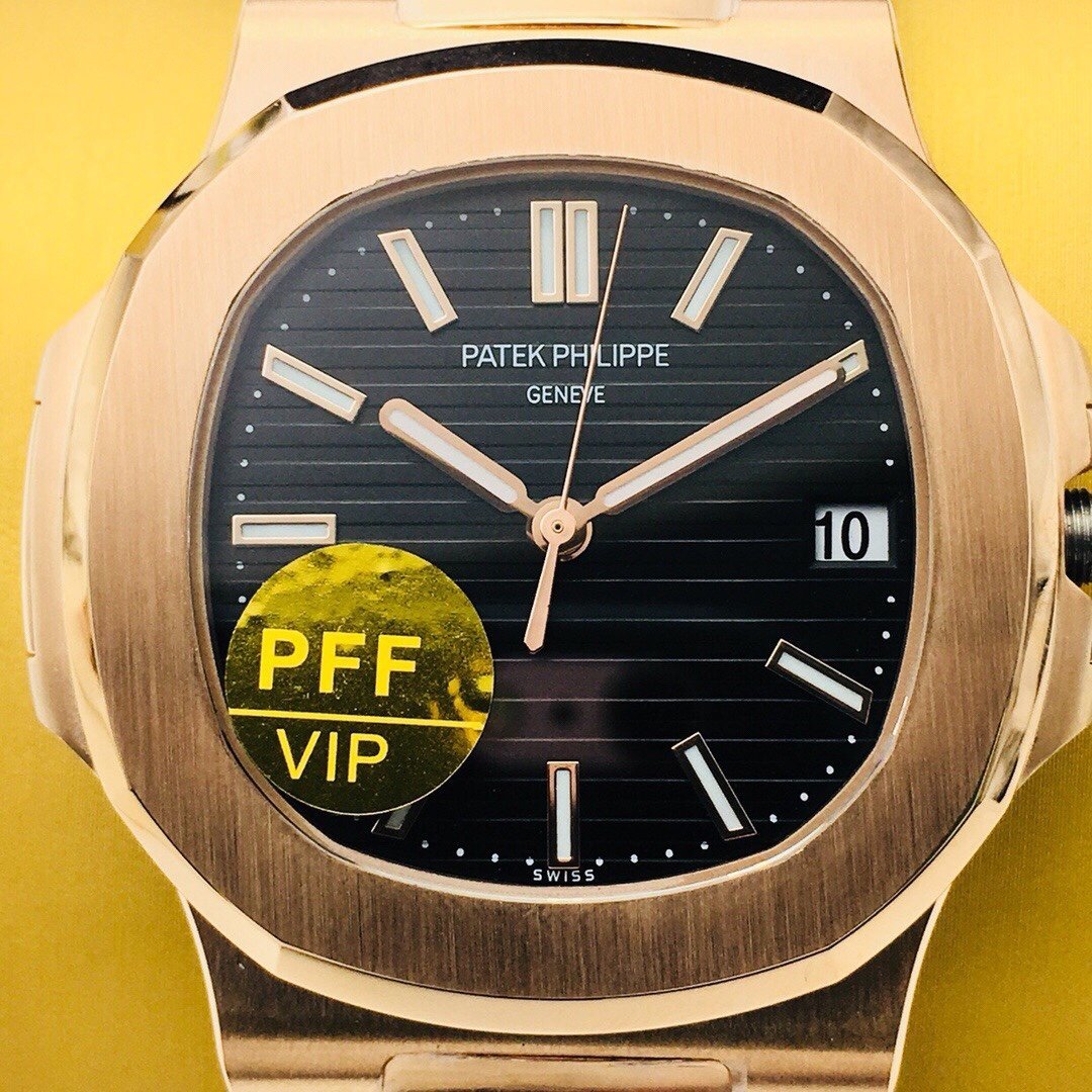 PATEK NAUTILUS 5711 ROSE GOLD BLACK DIAL