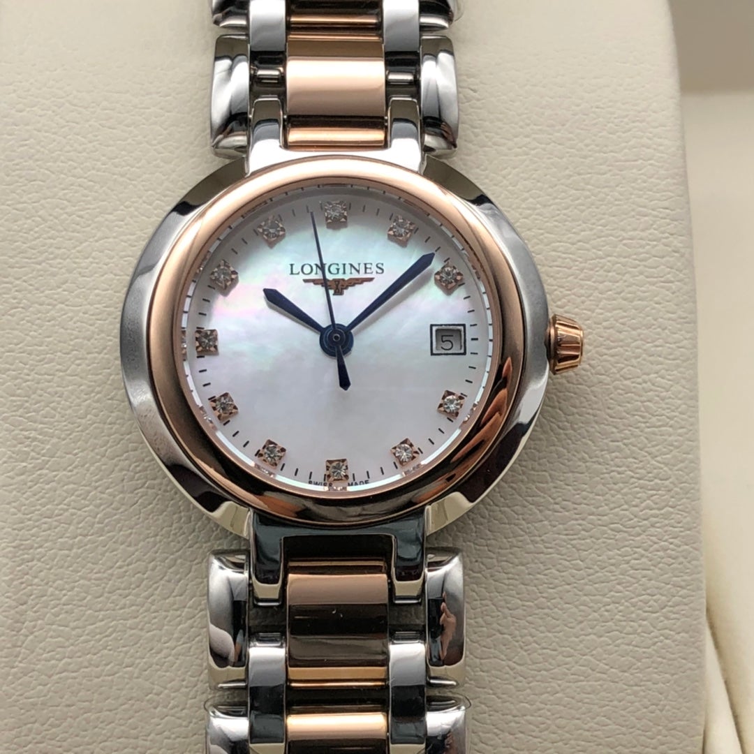 PRIMALUNA 27MM QUARTZ TWO-TONE MOTHER OF PEARL DIAL