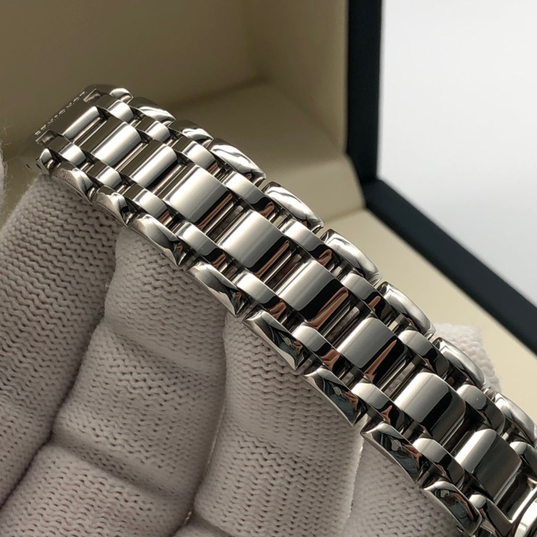 PRIMALUNA 30MM QUARTZ STAINLESS STEEL CASE WHITE DIAL