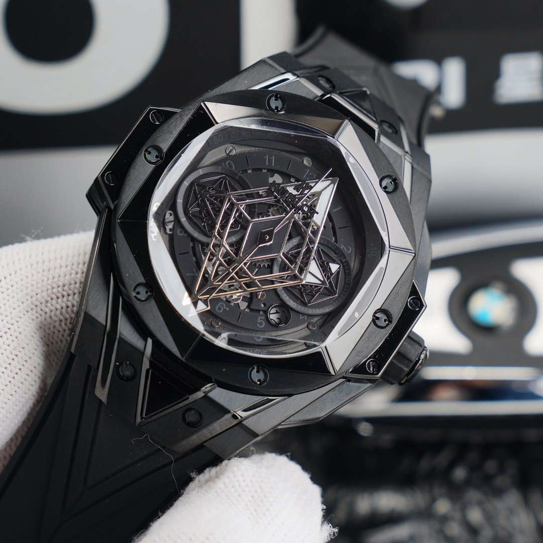 BIG BANG SANG BLEU II 45MM ALL BLACK
