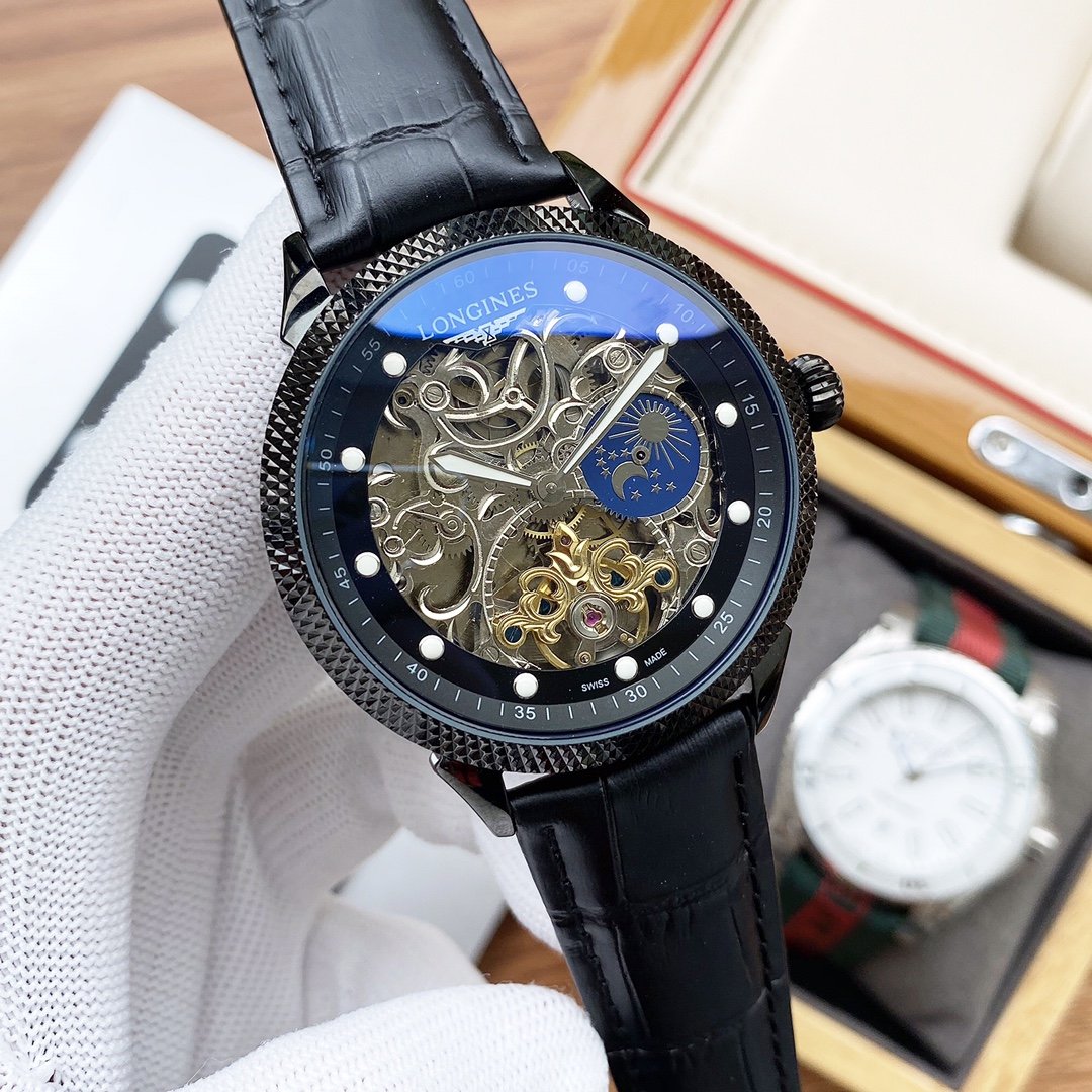 MASTER COLLECTION 42 SKELETON DIAL MOONPHASE