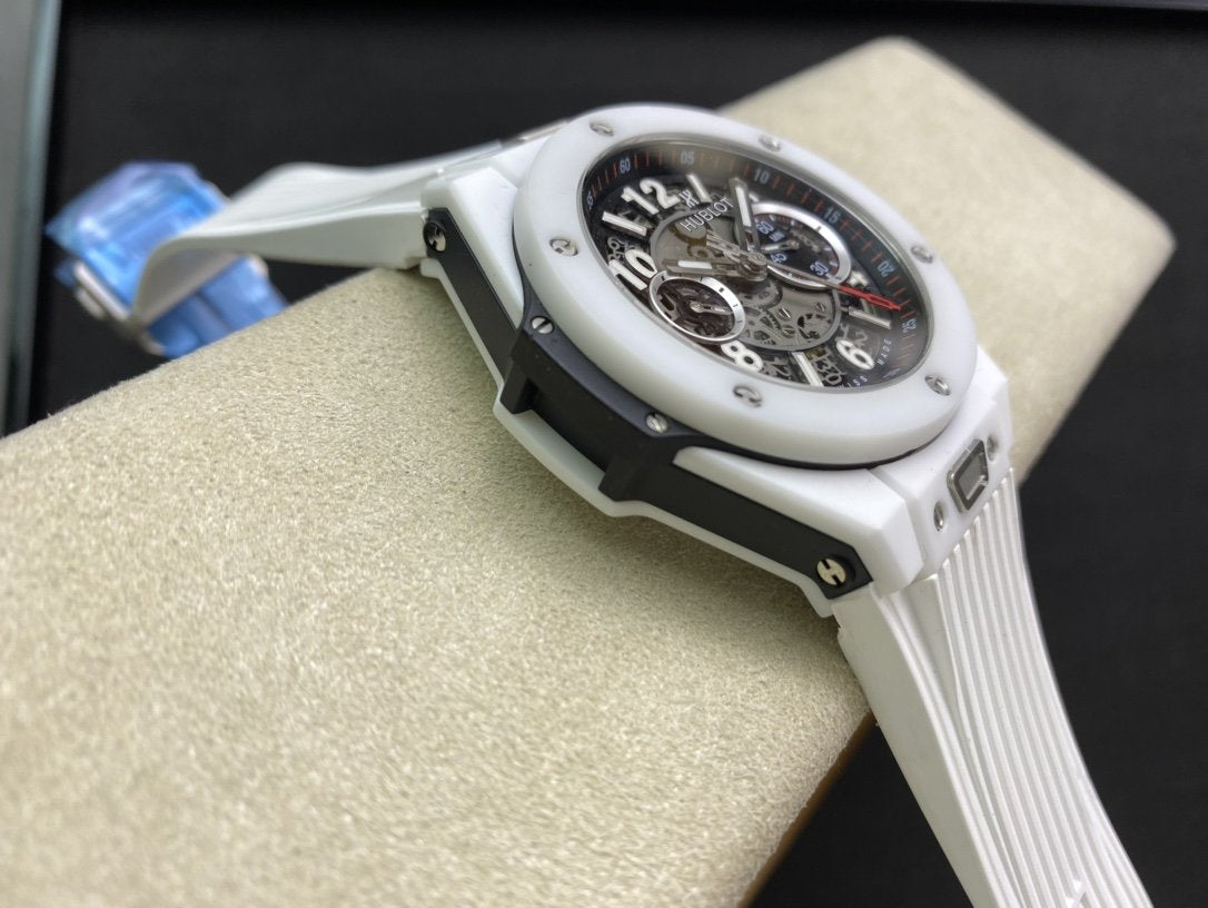 BIG BANG UNICO 44 WHITE CERAMIC BLACK DIAL