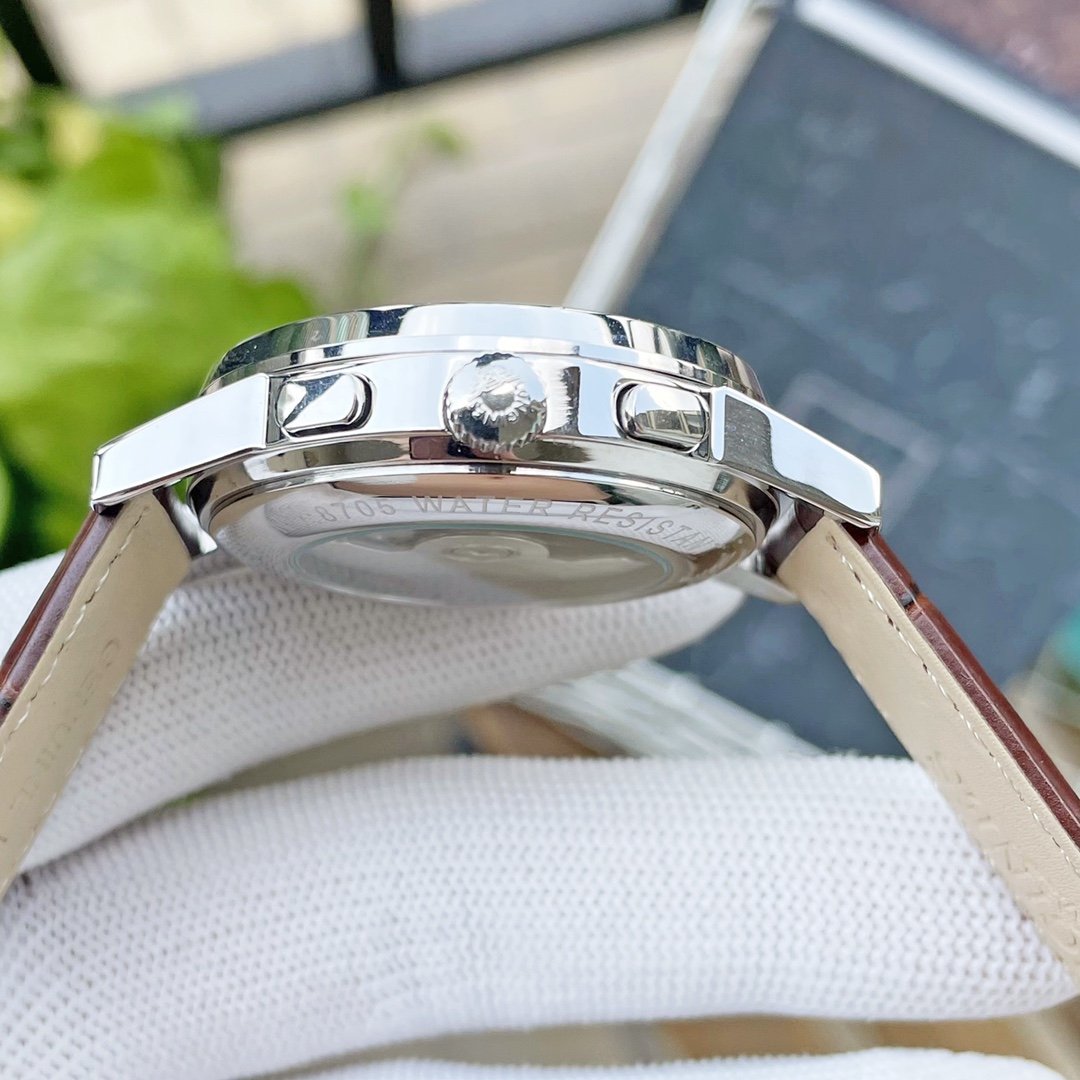 MASTER COLLECTION DAY DATE LEATHER