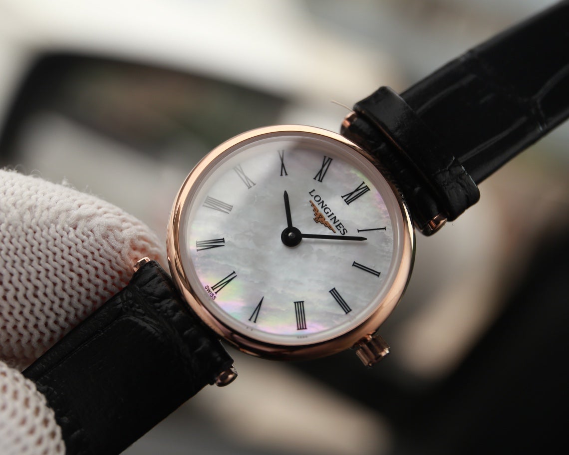 LA GRANDE QUARTZ MOP DIAL LEATHER