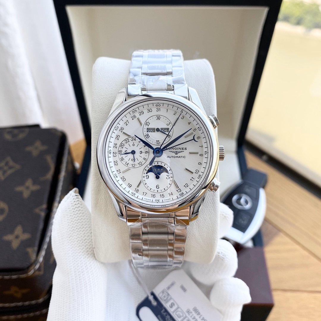 MASTER COLLECTION CHRONOGRAPH MOON STAINLESS STEEL