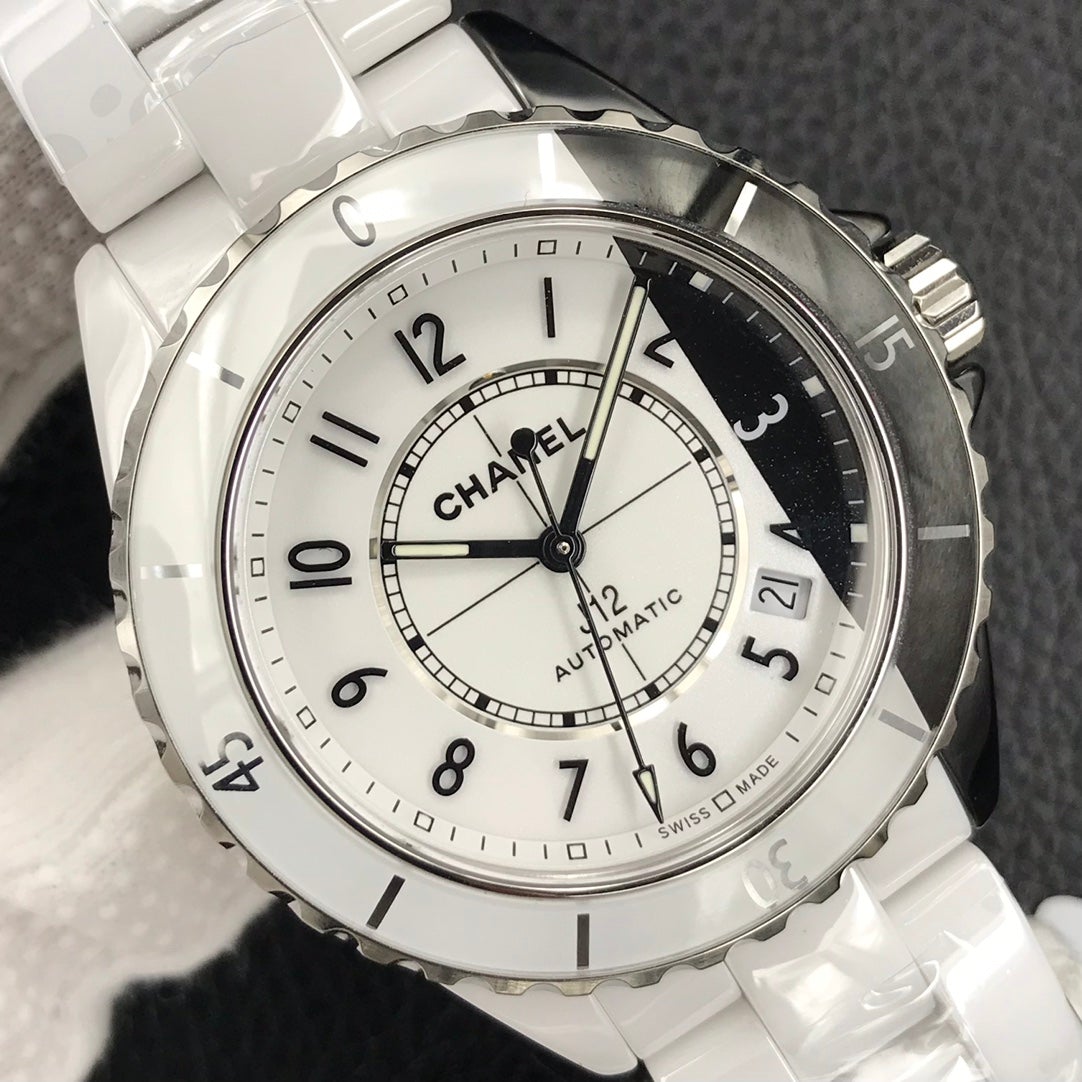 J12 PARADOXE 38MM WHITE BLACK CERAMIC AUTOMATIC