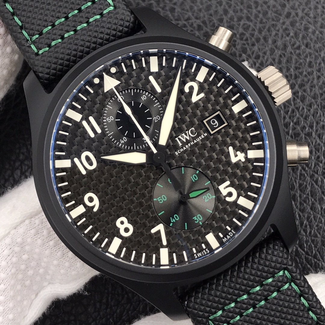 PILOT TOP GUN 44MM BLACK CERAMIC CHRONOGRAPH