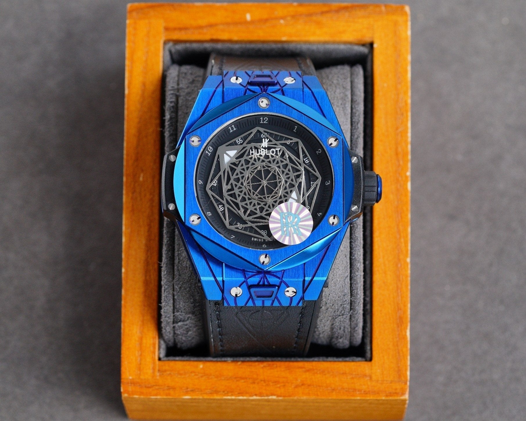 SANG BLEU 42MM BLUE CASE