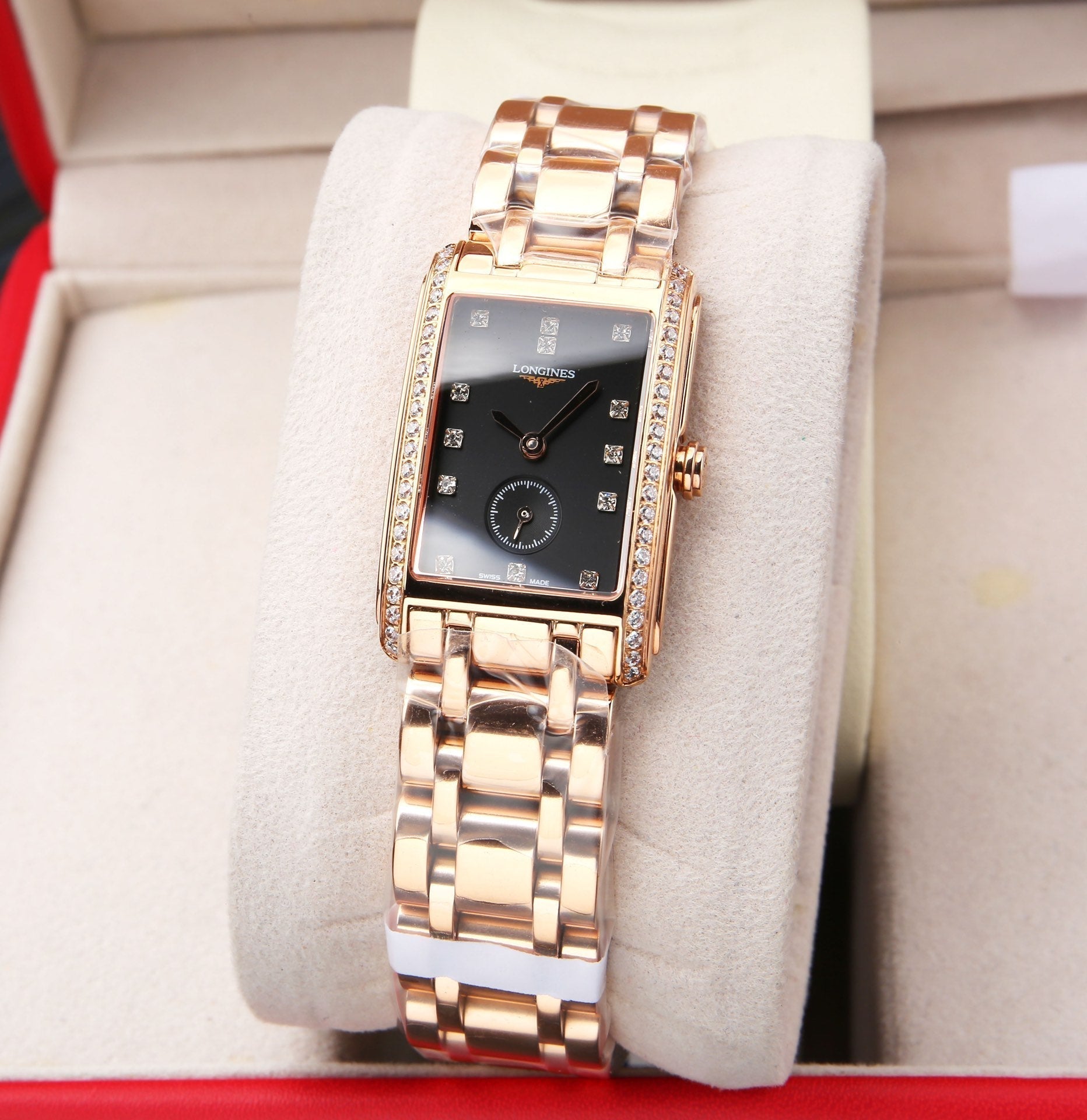 DOLCEVITA 20MM QUARTZ ROSE GOLD BLACK DIAL