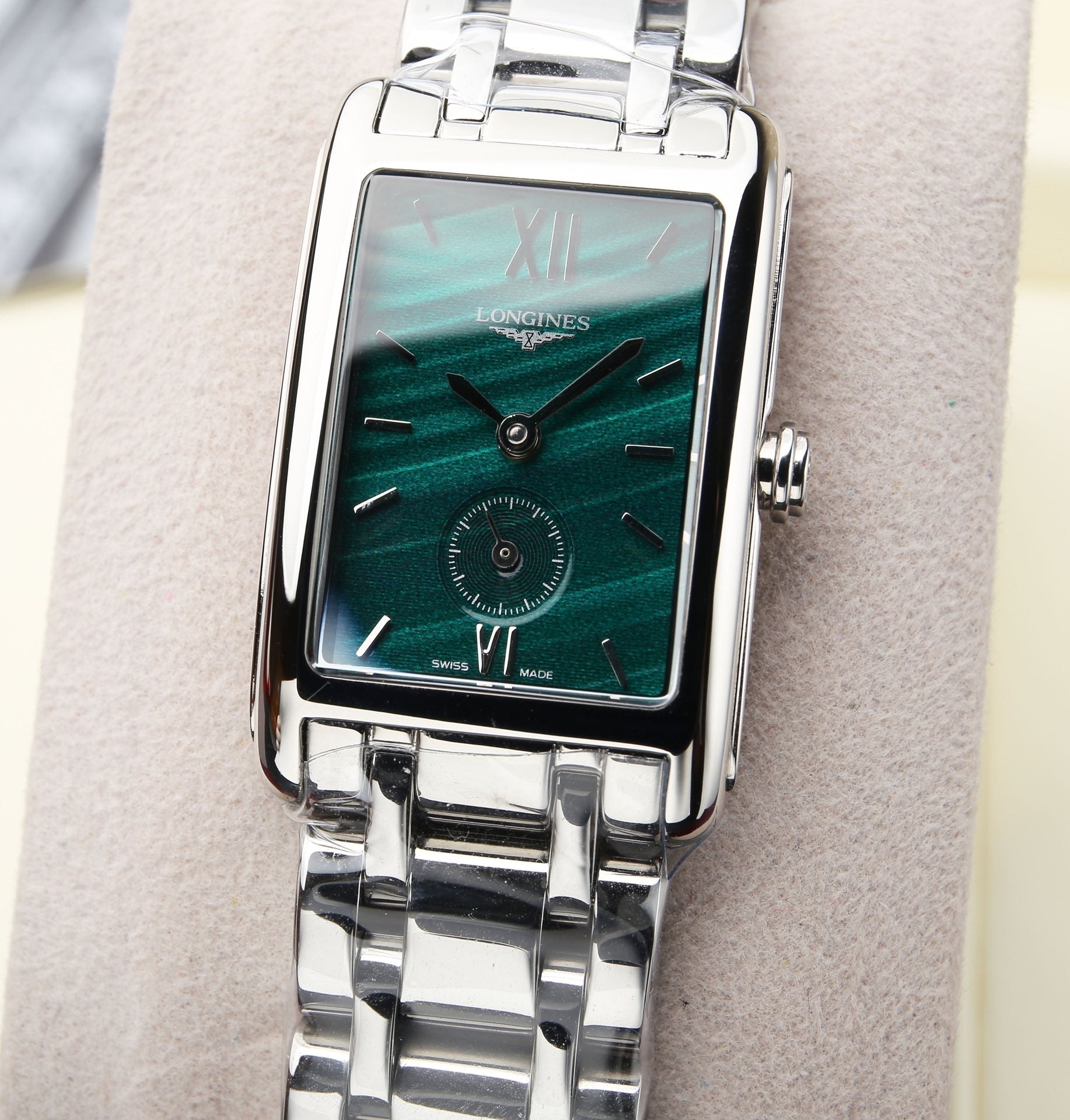 DOLCEVITA 20MM QUARTZ STEEL CASE MALACHITE DIAL
