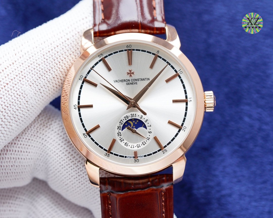 Vacheron Constantin 40mm Rose Gold Case Moonphase