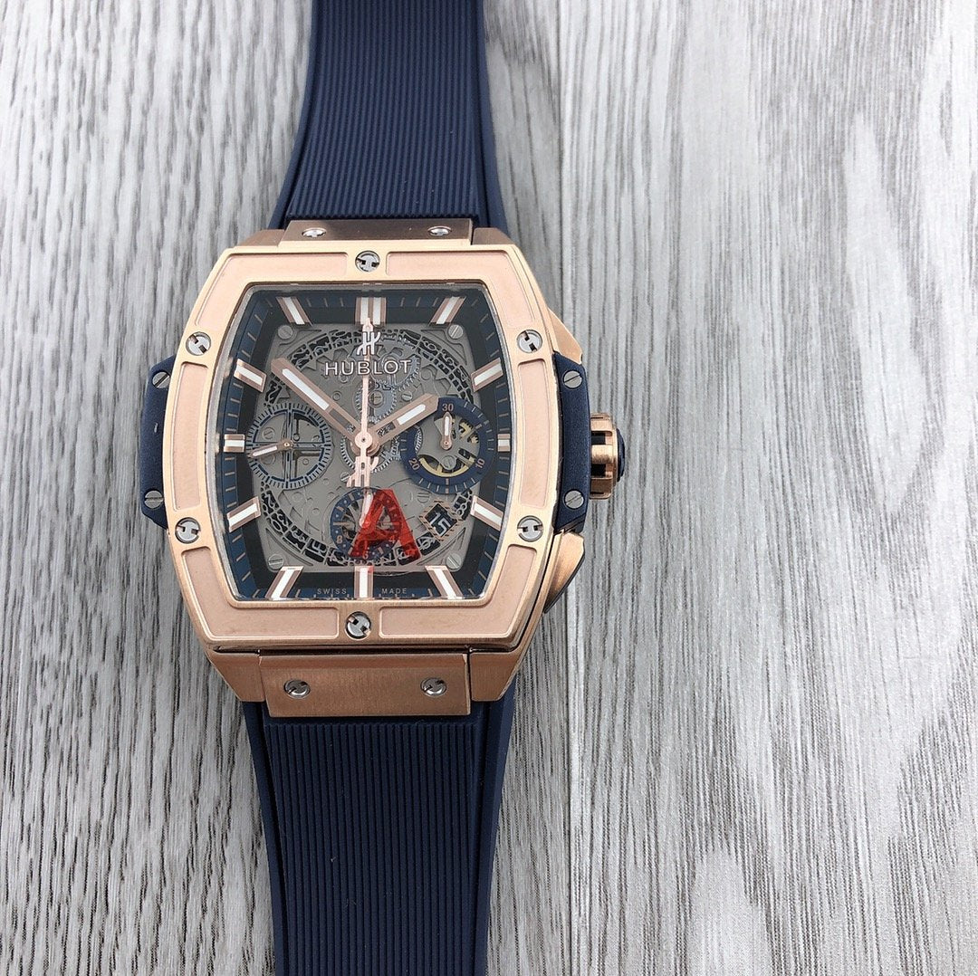 SPIRIT OF BIG BANG KING GOLD 45MM SKELETON DIAL