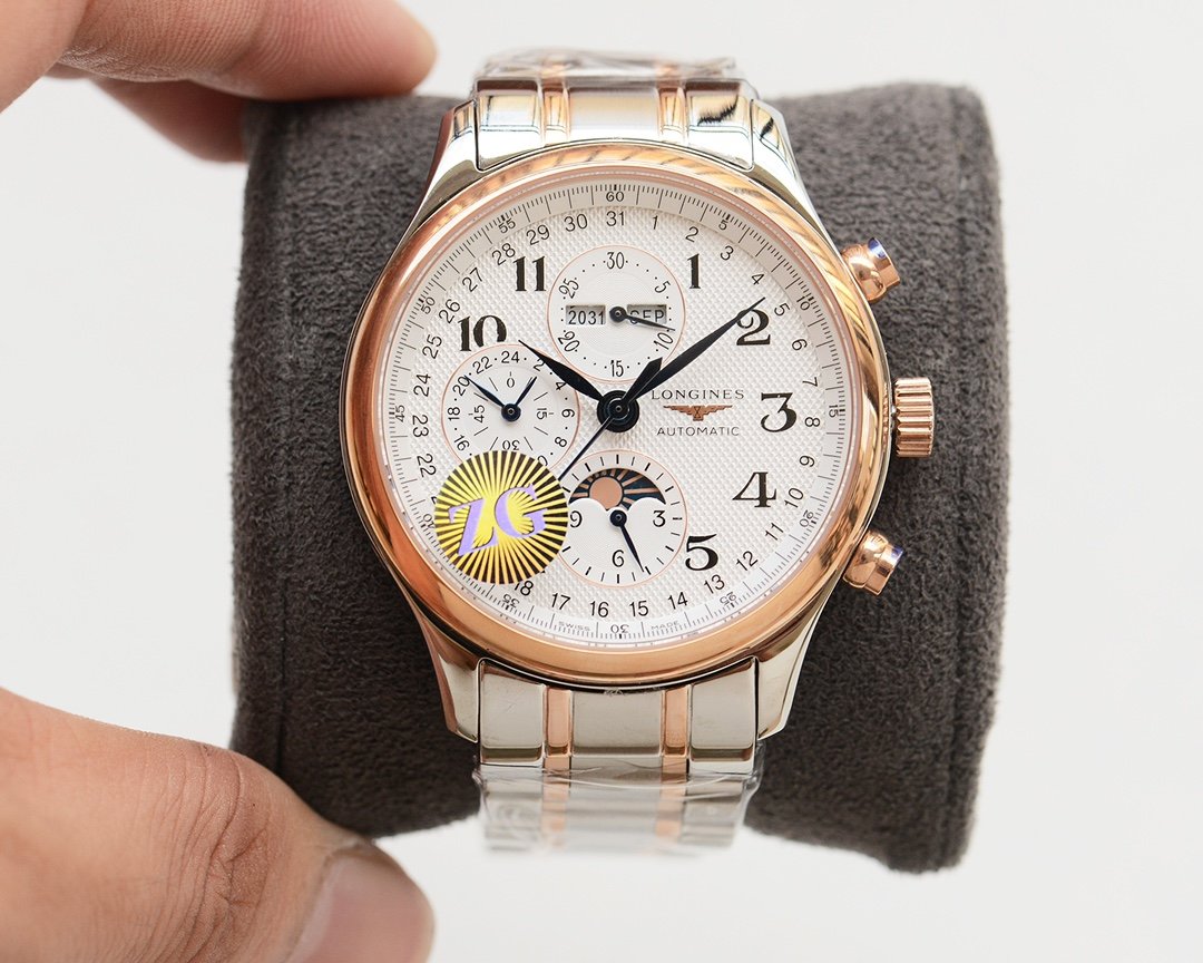 SPIRIT 42MM GOLD STEEL CHRONOGRAPH CALENDAR