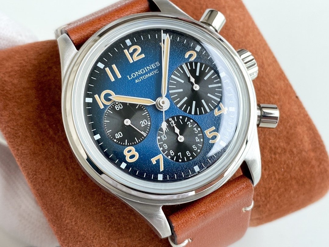 HERITAGE AVIGATION BIGEYE 41MM CHRONOGRAPH BLUE DIAL