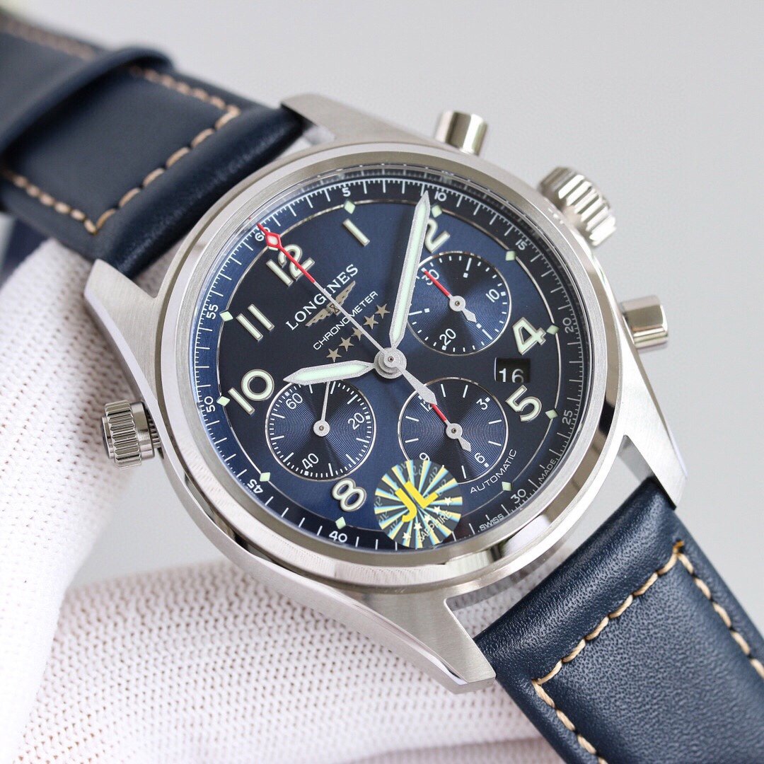 SPIRIT CHRONOGRAPH 42MM STEEL CASE LEATHER
