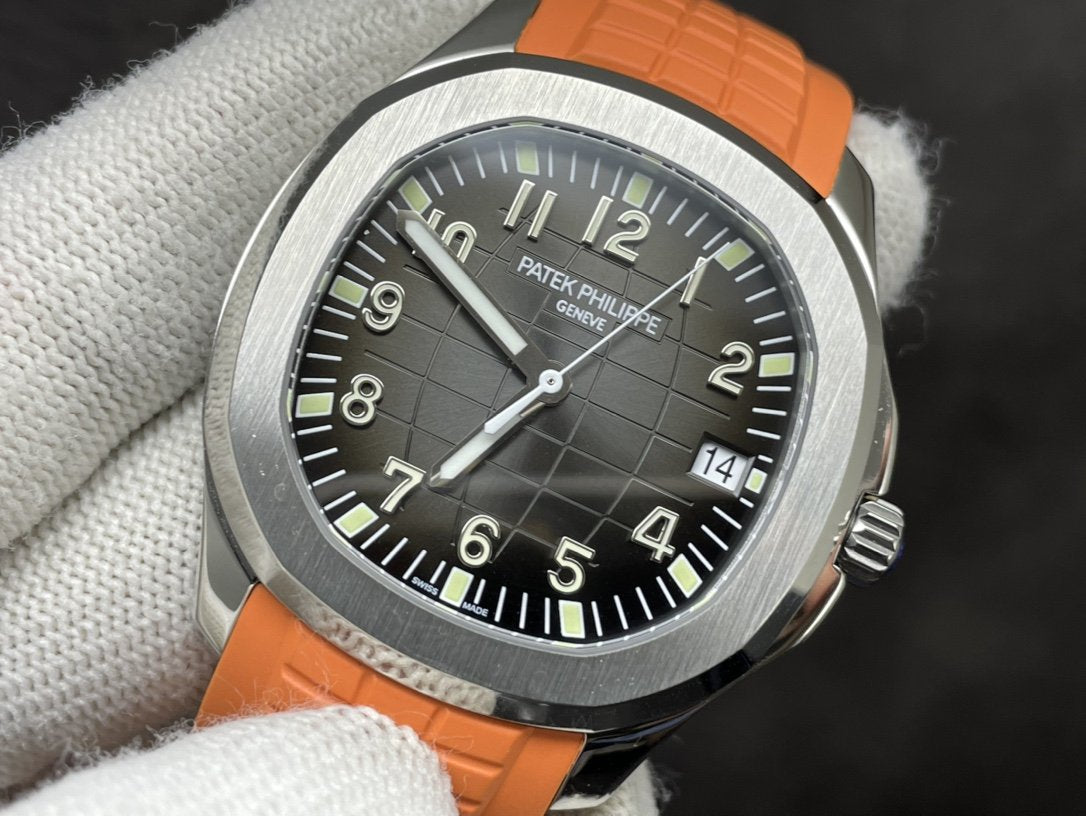 PATEK AQUANAUT 5167A ORANGE BLACK DIAL
