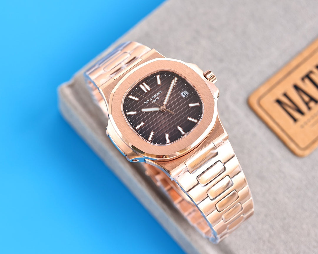 PATEK NAUTILUS 5711 PINK GOLD BROWN DIAL