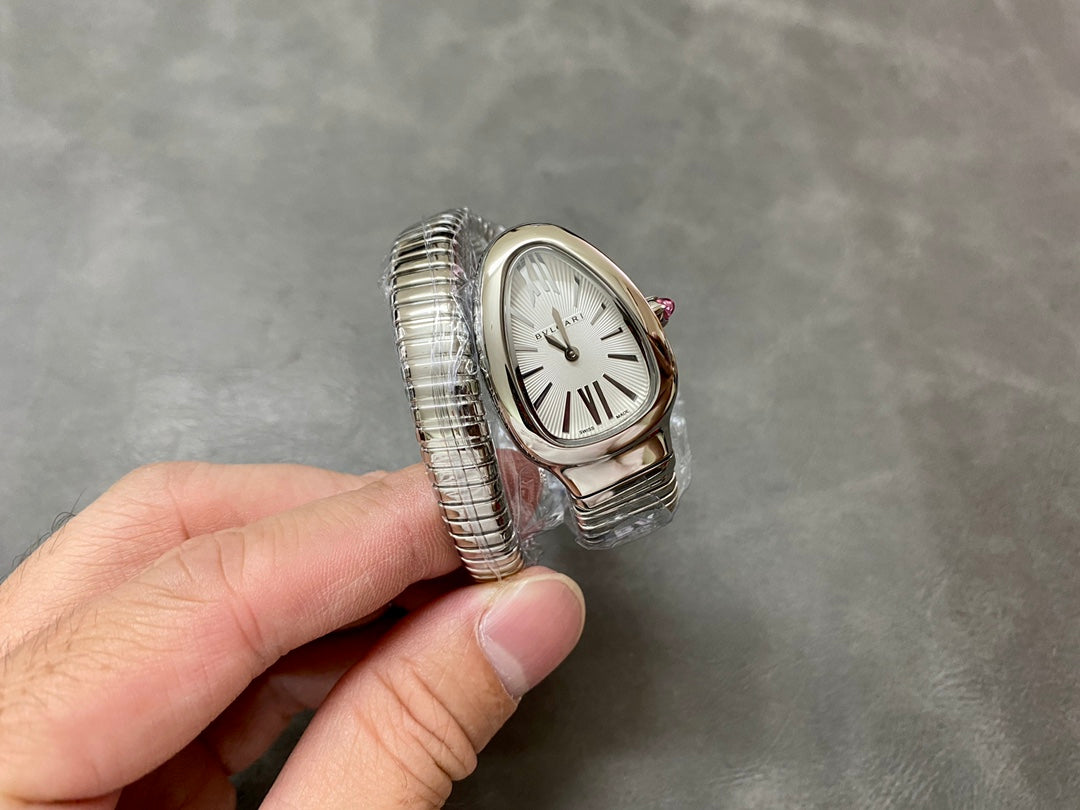 BULGARI SERPENTI SPIGA WHITE DIAL