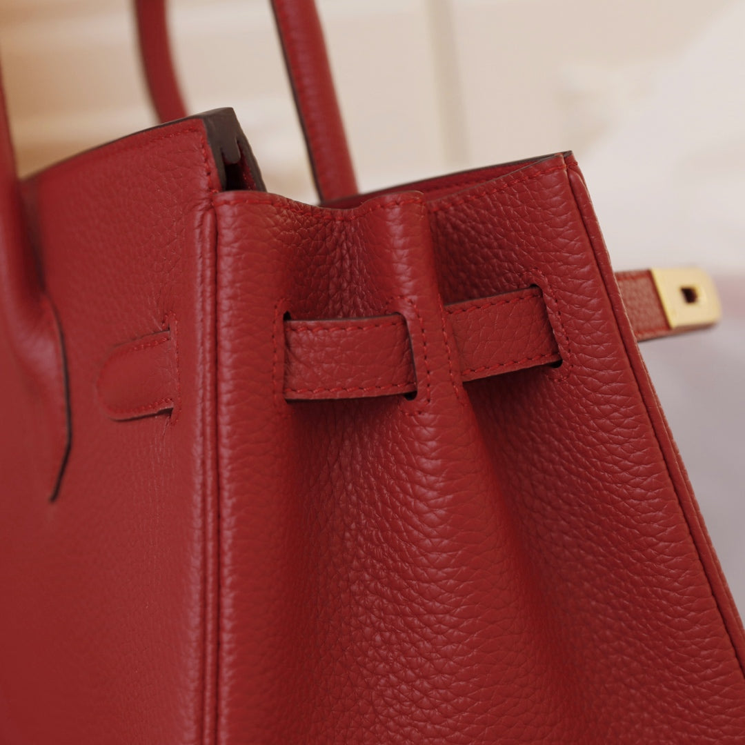 HM BIRKIN BAG 35 CRIMSON TOGO GOLD HARDWARE