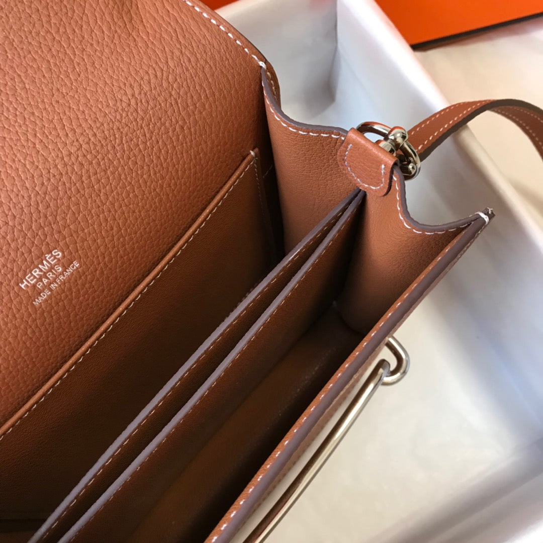 HM SAC ROULIS 18 CIDER TOGO LEATHER