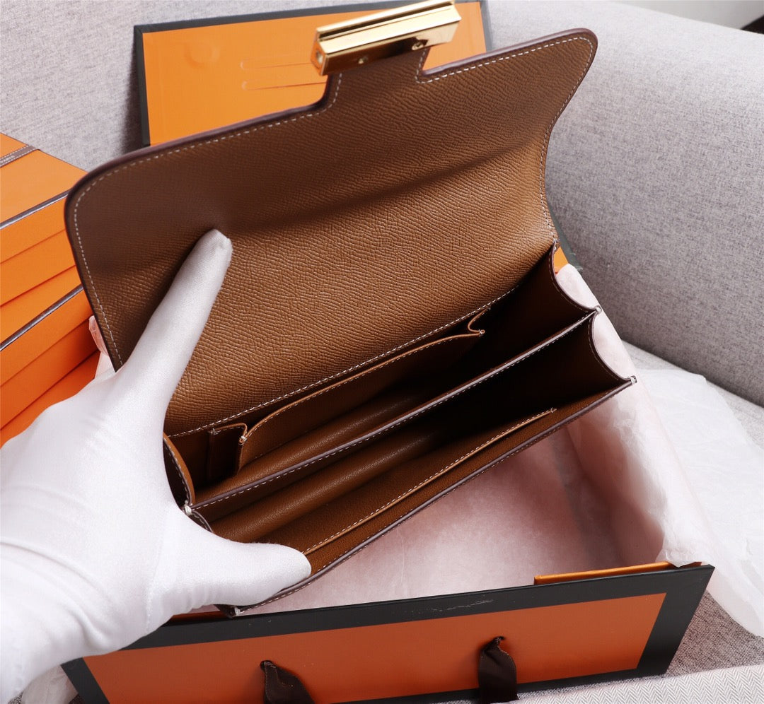 HM CONSTANCE BAGS 18 EPSOM GOLD HARDWARE