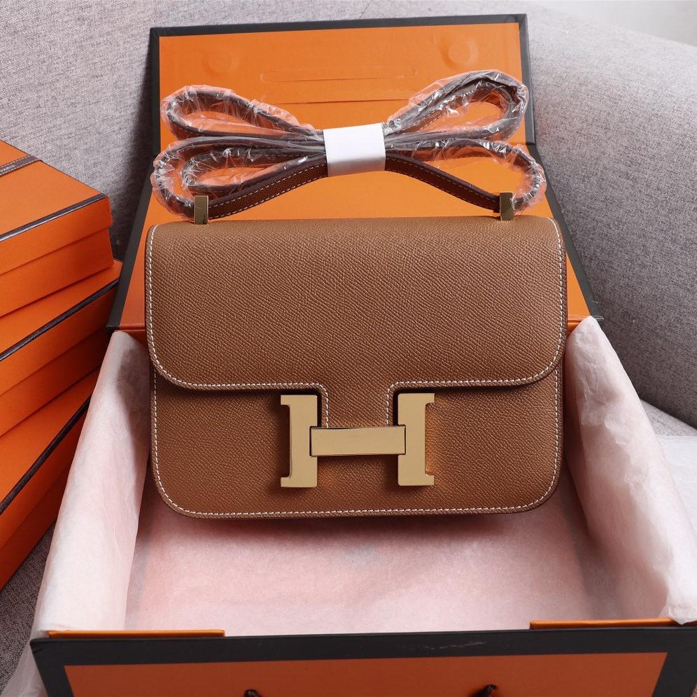 HM CONSTANCE BAGS 18 EPSOM GOLD HARDWARE