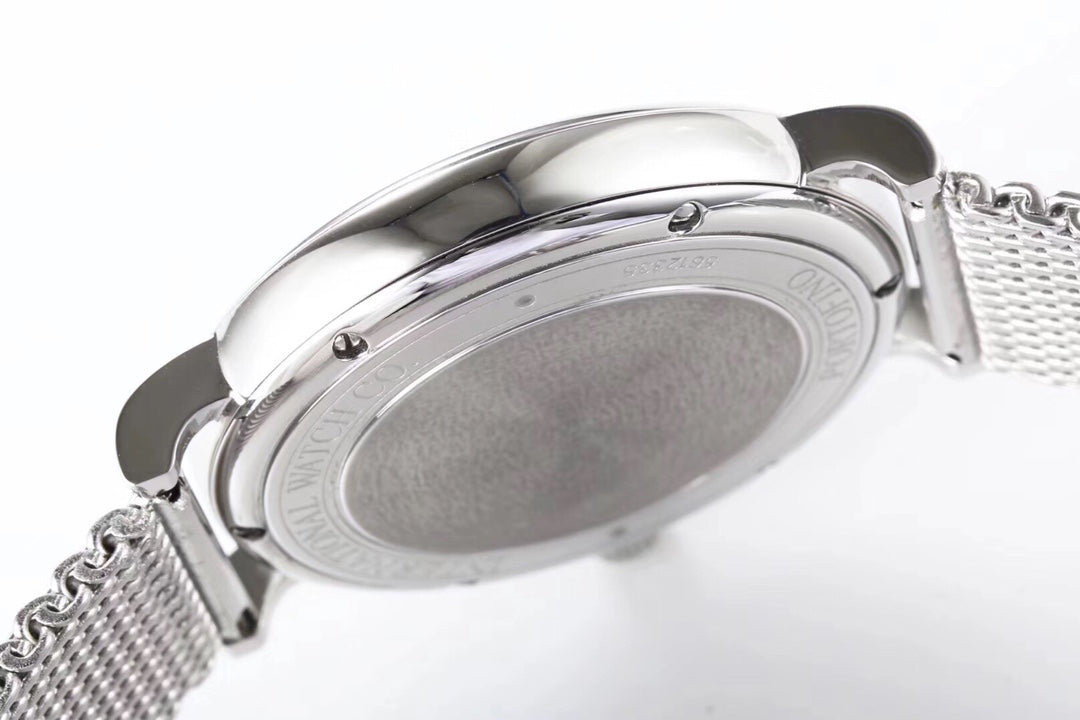 IWC Portofino 40mm Cream Dial Steel Strap Gold Numerals