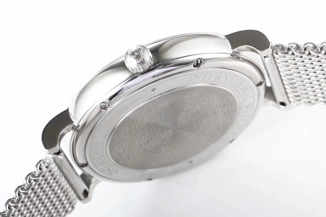 IWC Portofino 40mm Cream Dial Steel Strap Gold Numerals