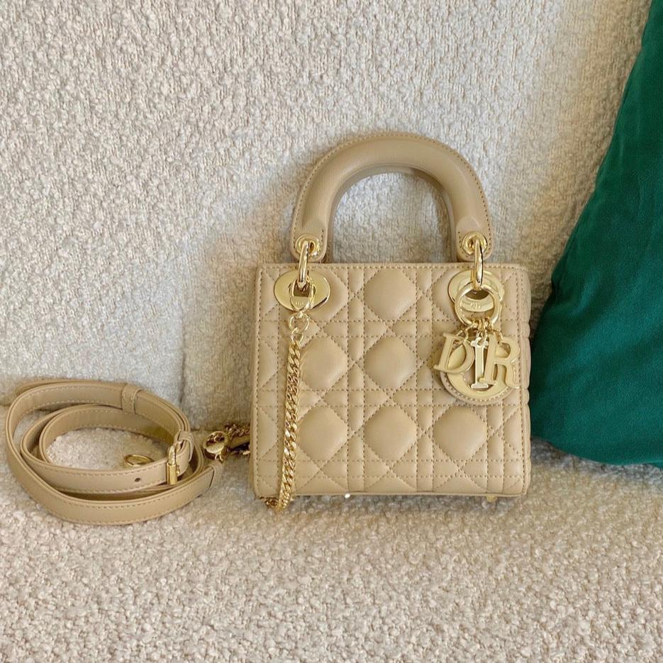 mini lady 17 lambskin