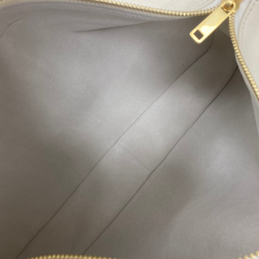 Celine 2026 Romy Bag 34cm White Smooth Calfskin 281926