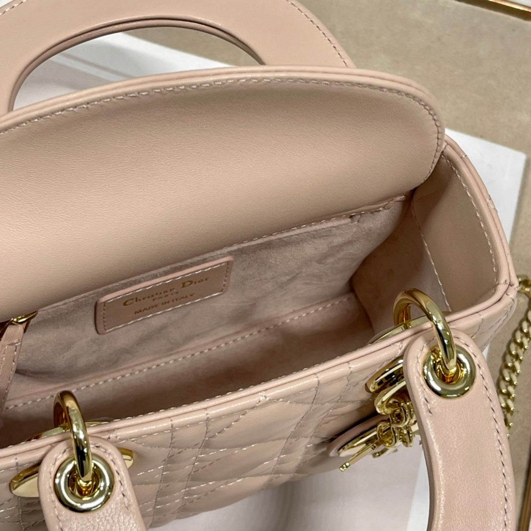 mini lady 17 lambskin
