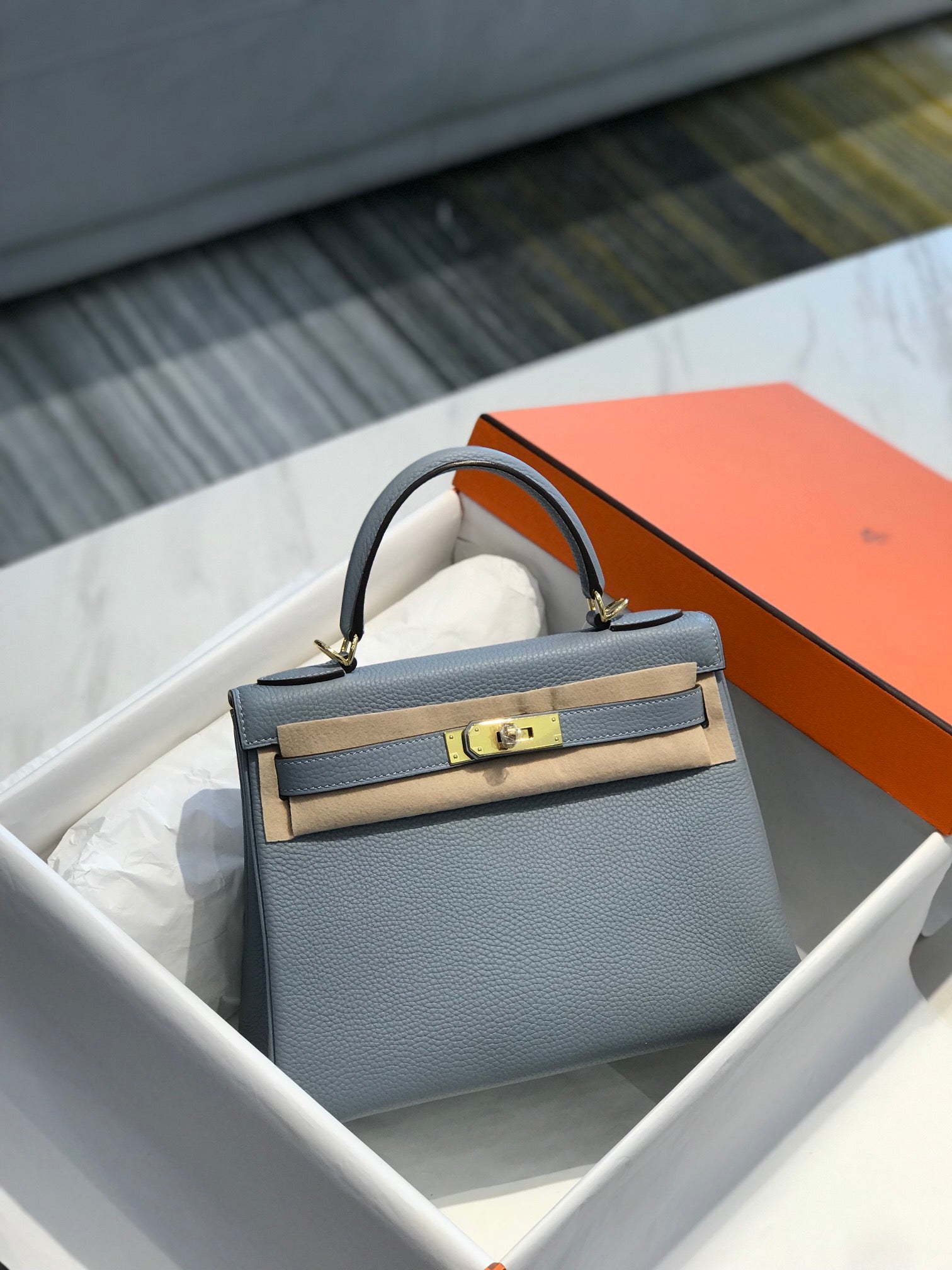 hm kelly 32cm togo leather gold hardware