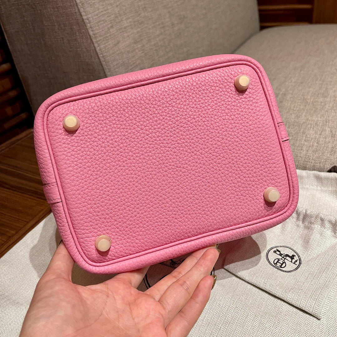 Hermes Picotin Lock 18 Pink Togo With Gold Hardware