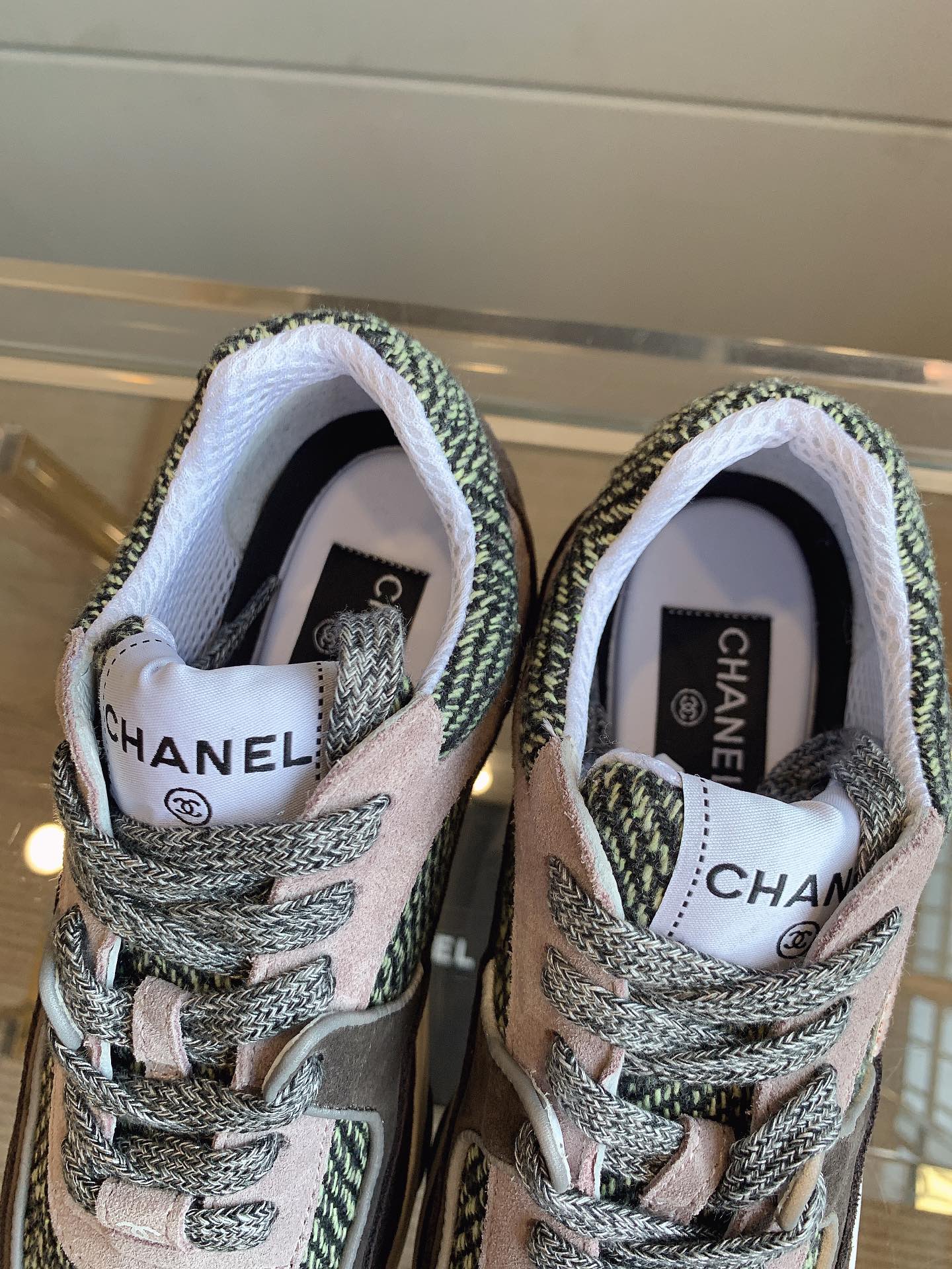 CC Sneaker In Multicolor Suede 145634