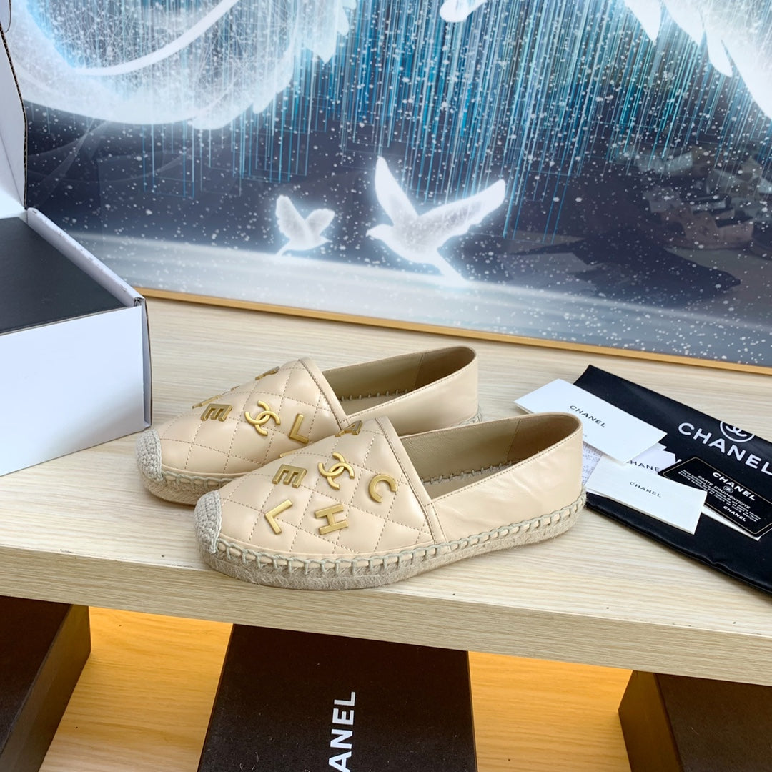 Chanel 2026 Summer Espadrille Shoes Patent Leather 825058