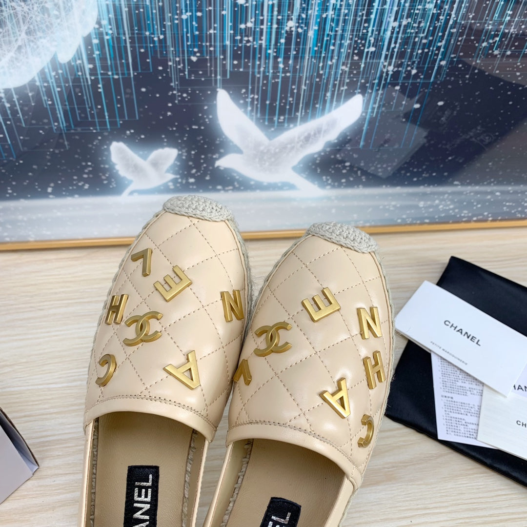 Chanel 2026 Summer Espadrille Shoes Patent Leather 825058