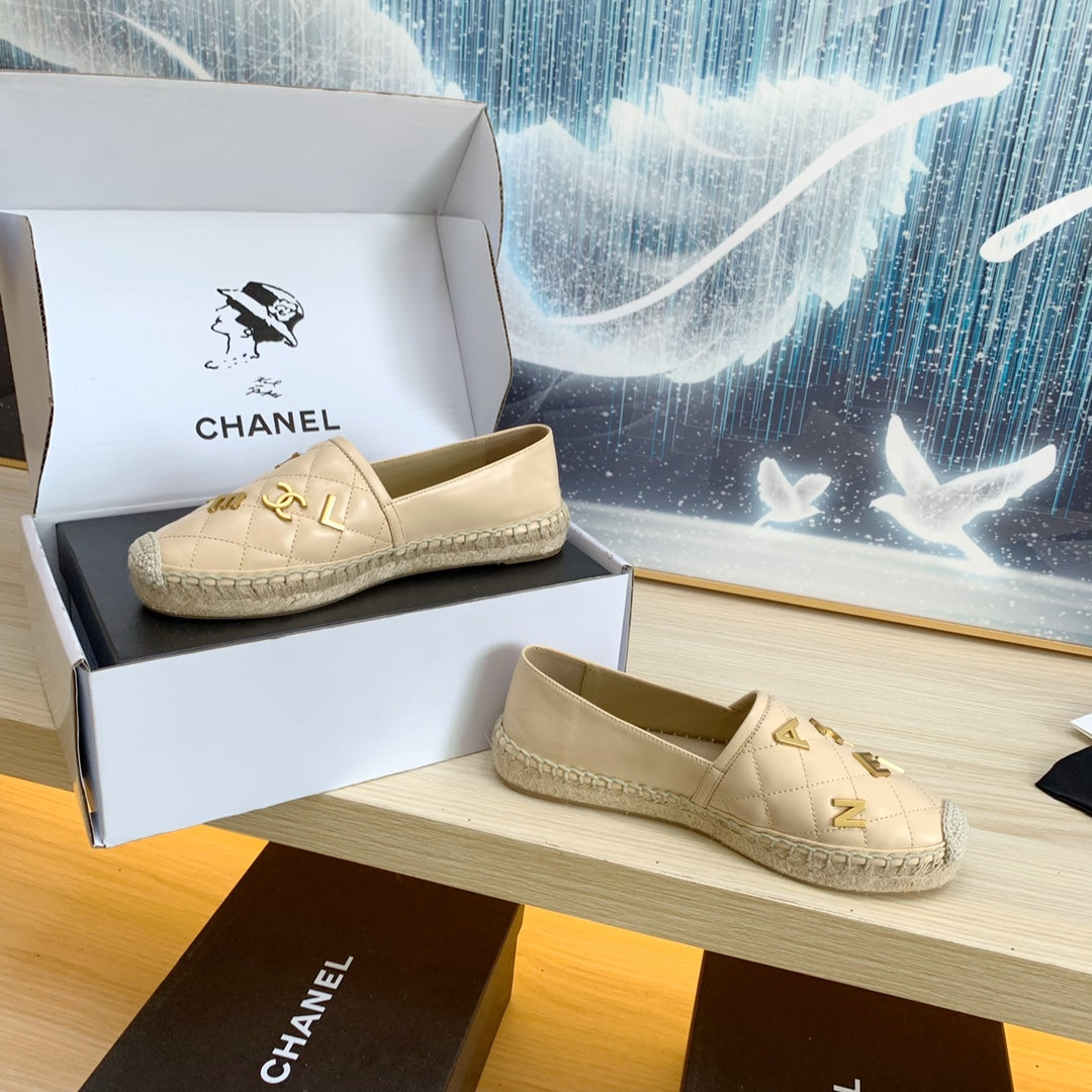 Chanel 2026 Summer Espadrille Shoes Patent Leather 825058