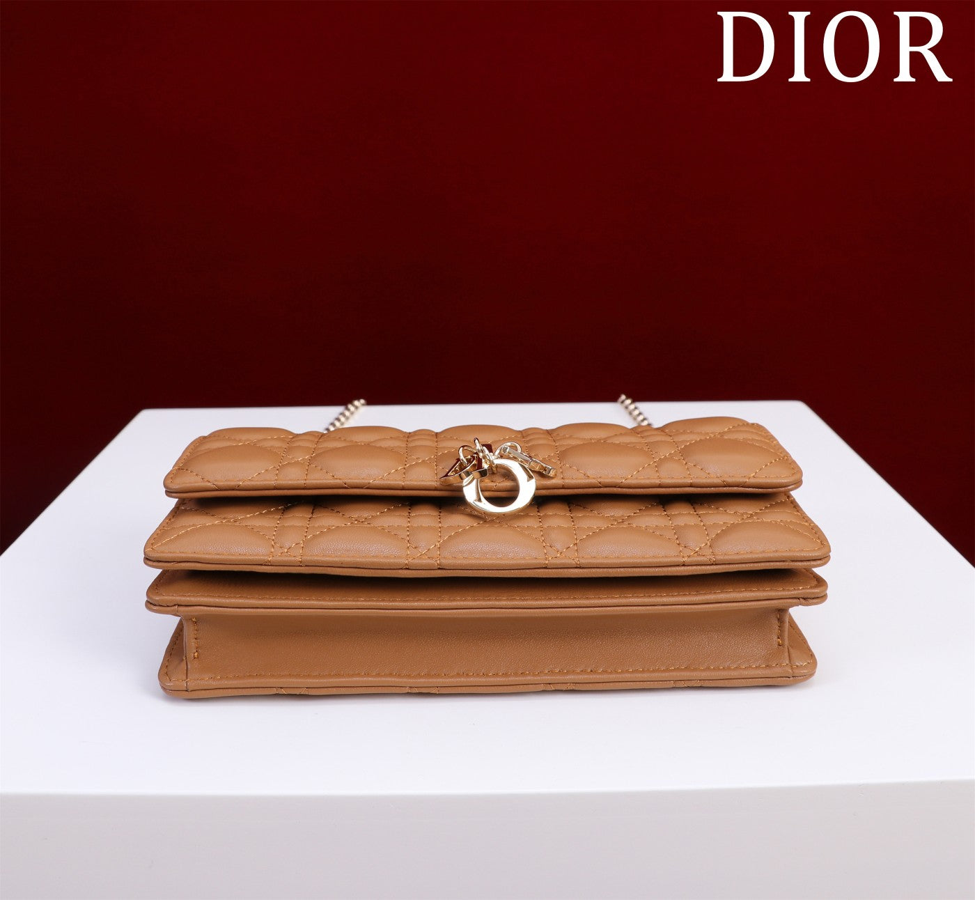 my cd mini 21 medium tan lambskin
