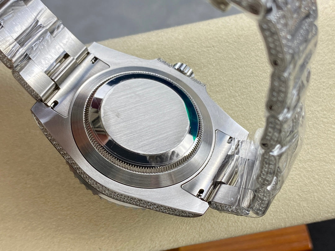 Rolex Submariner Date Black Dial Full Diamond