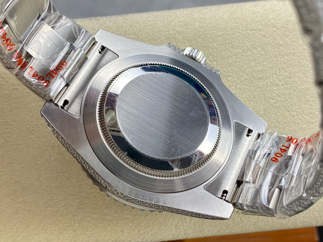 Rolex Submariner Date Blue Dial Full Diamond