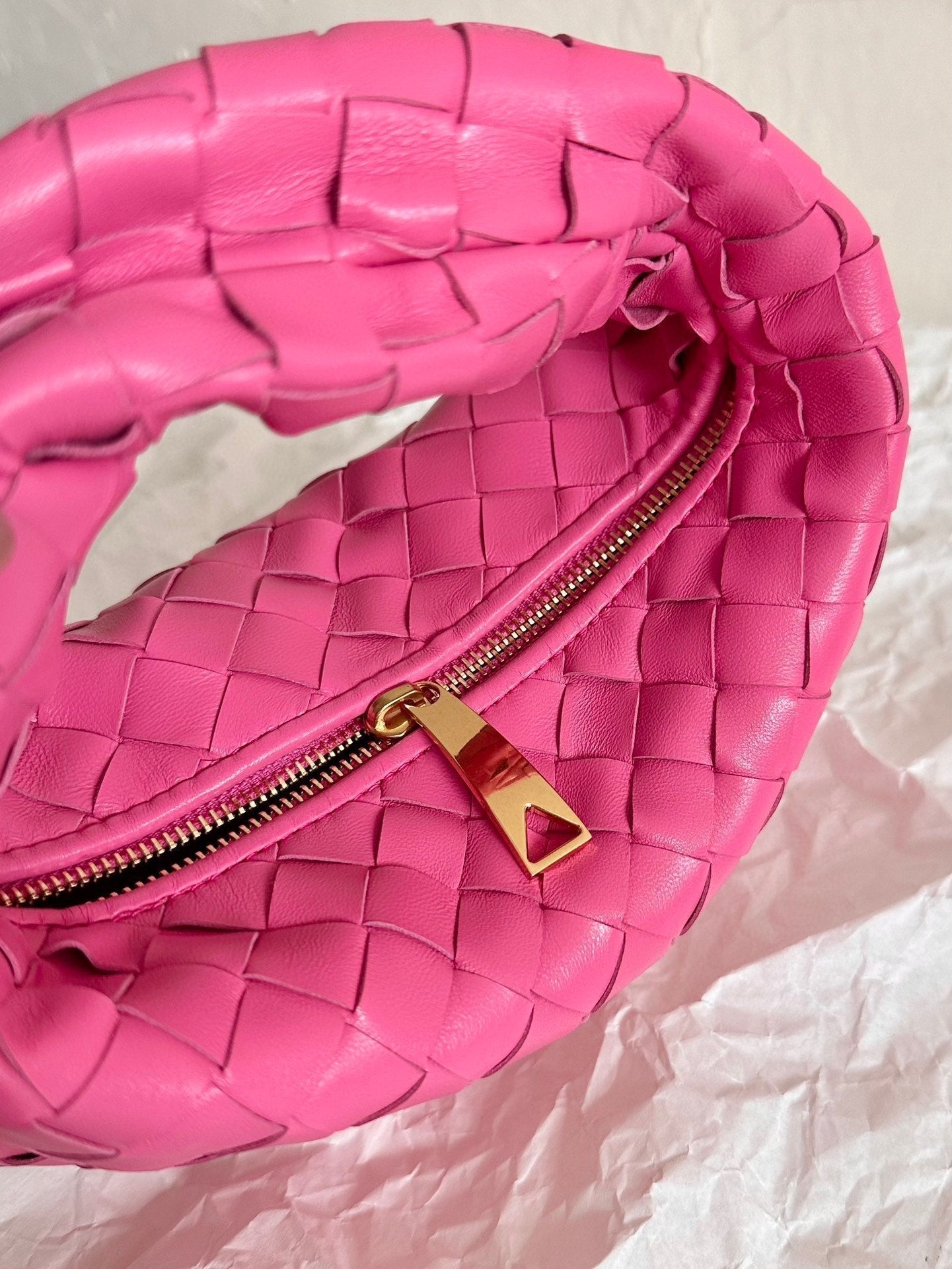 mini jodie 28 dark pink lambskin