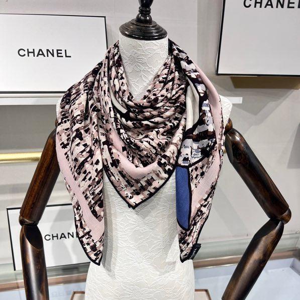 CC Scarf 110 CM In Colorful Cashmere Silk  413604
