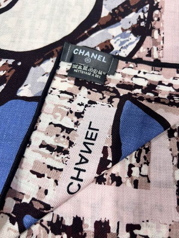 CC Scarf 110 CM In Colorful Cashmere Silk  413604