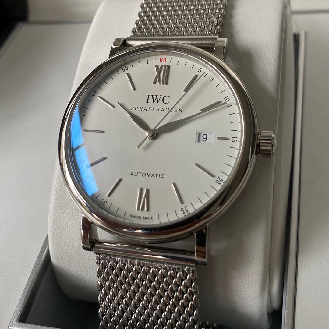 IWC Portofino V2 40mm White Dial Steel Case