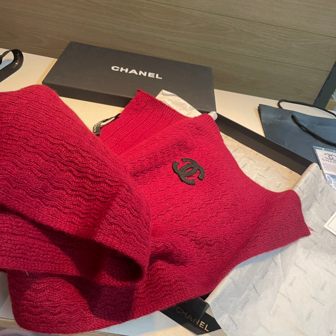 CC Scarf 200 CM In Red Cashmere 411689