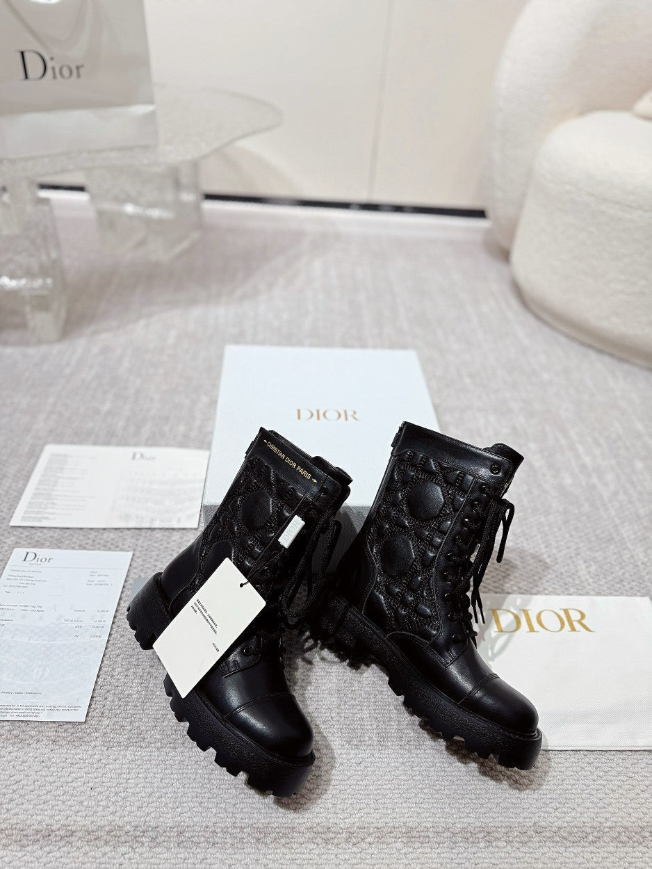 D-Unit Ankle Boot 40mm In Black Plain Calfskin  988755