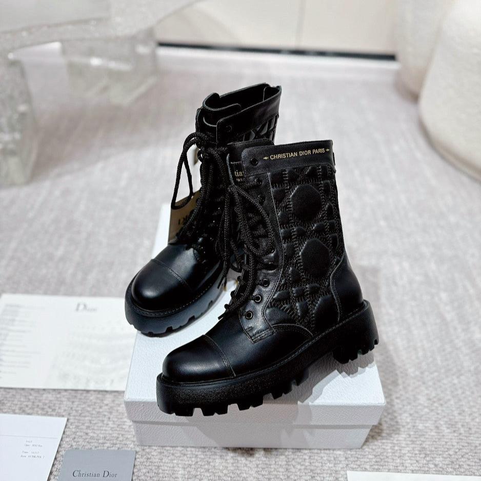 D-Unit Ankle Boot 40mm In Black Plain Calfskin  988755