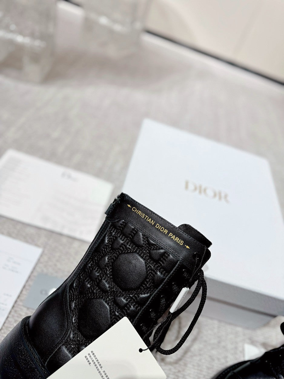 D-Unit Ankle Boot 40mm In Black Plain Calfskin  988755