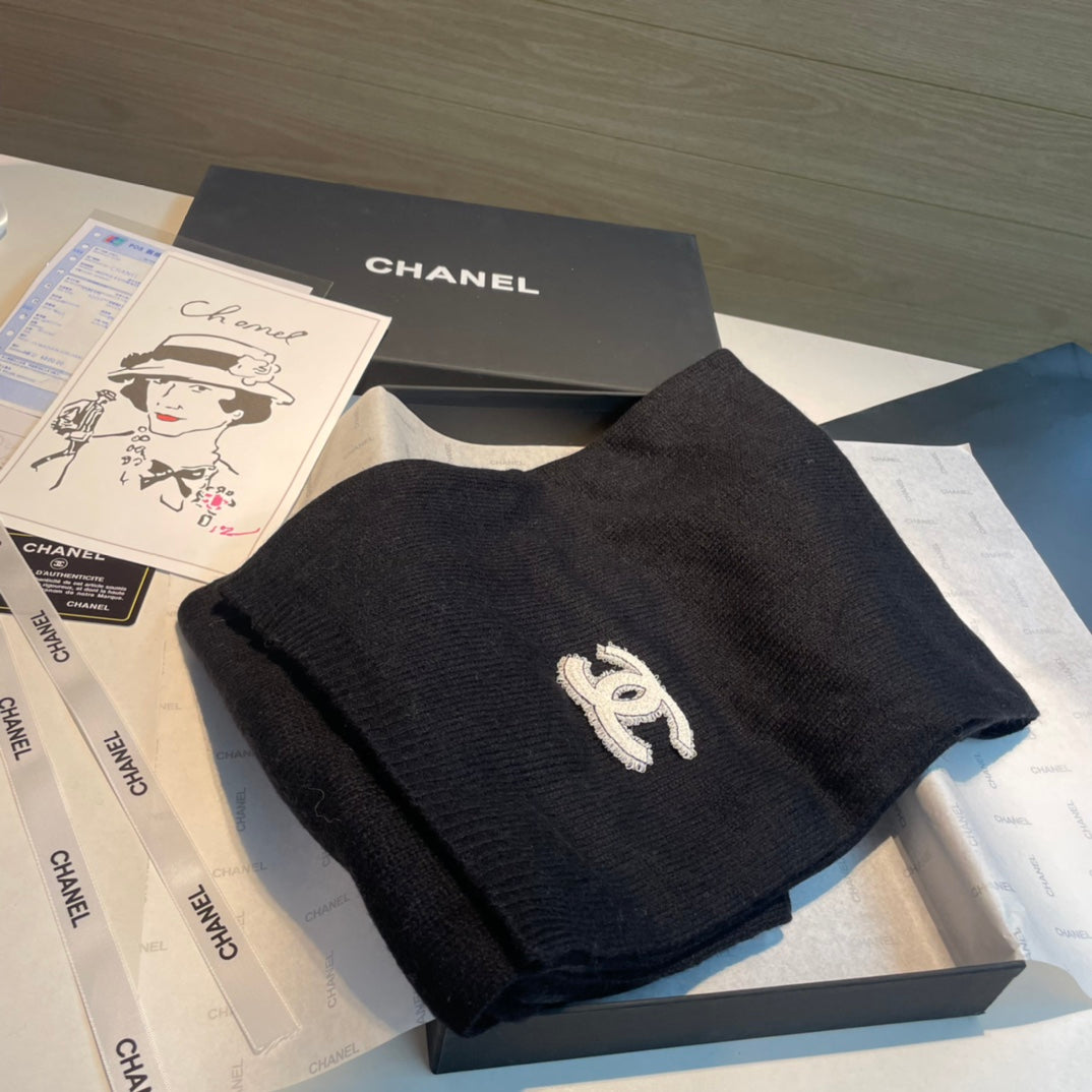 CC Scarf 200 CM In Black Cashmere 424663